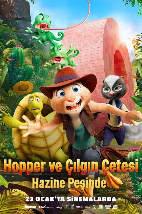 Hopper ve Çılgın Çetesi Hazine Peşinde film posteri