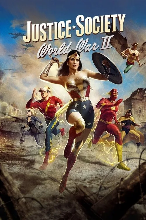 Justice Society: World War II film posteri