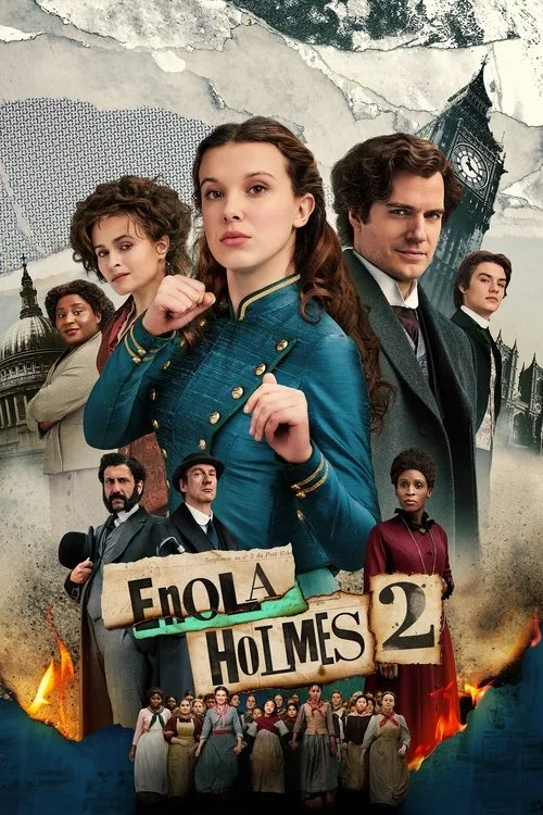 Enola Holmes 2 film posteri