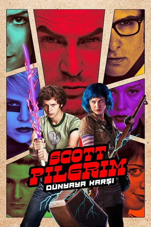 Scott Pilgrim Dünyaya Karşı film posteri