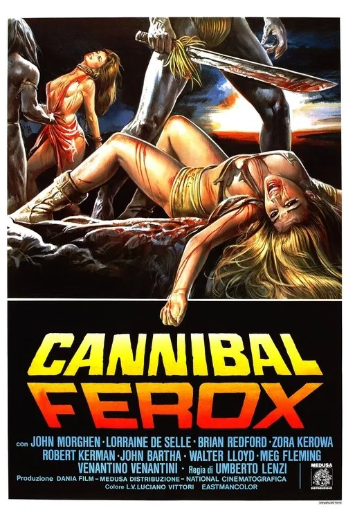 Cannibal Ferox film posteri