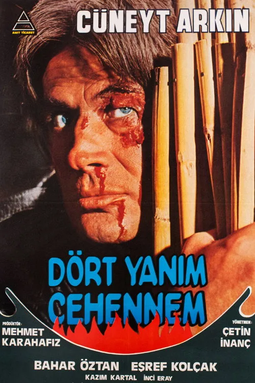 Dört Yanım Cehennem film posteri