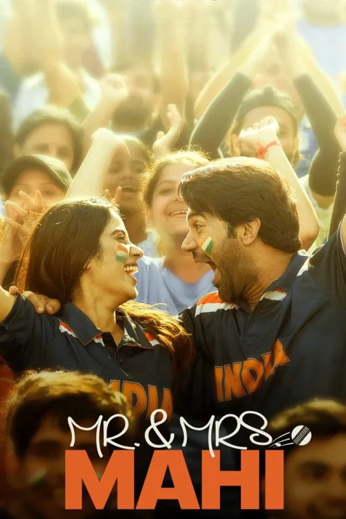 Mr. & Mrs. Mahi film posteri