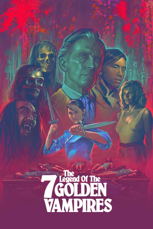 The Legend of the 7 Golden Vampires film posteri