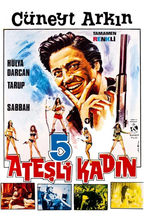 Beş Ateşli Kadın film posteri