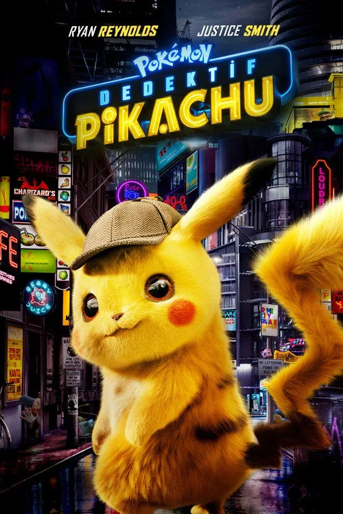Pokemon: Dedektif Pikachu film posteri