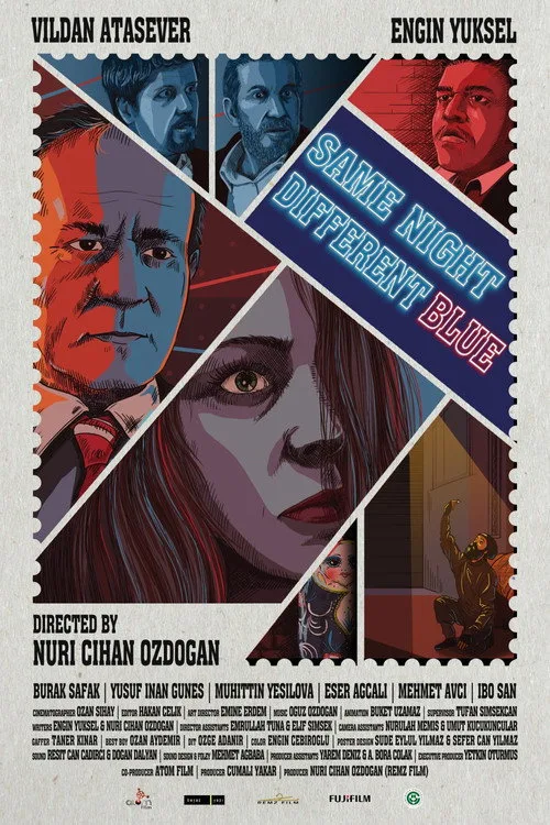 Aynı Gecenin Laciverti film posteri